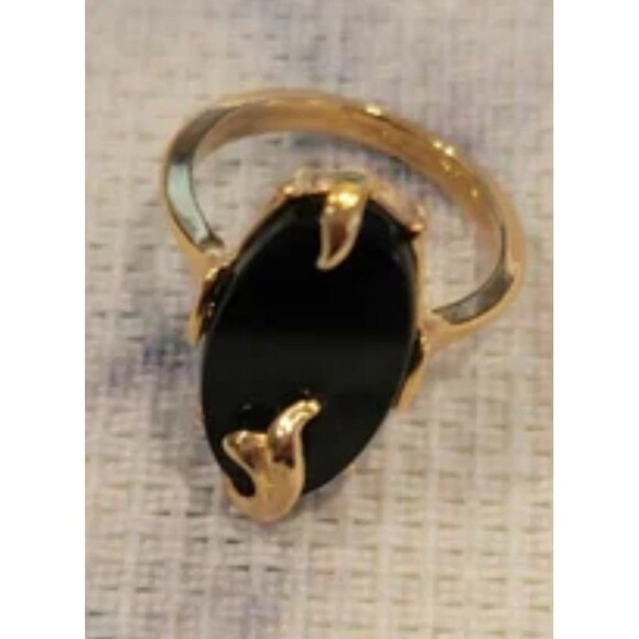 Fashion Accents in Avon Jewelry 1978 Night Flower Vintage Avon Ring Art Like new - Picture 4 of 11